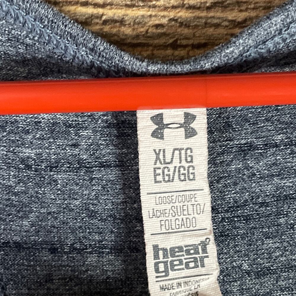 Under Armour Heat Gear Navy Blue Racerback Tank Top Size XL - Picture 4 of 8